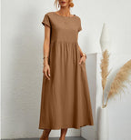 Dame Strand Sommerkjole Stilfuld, Let & Perfekt til Varme Dage