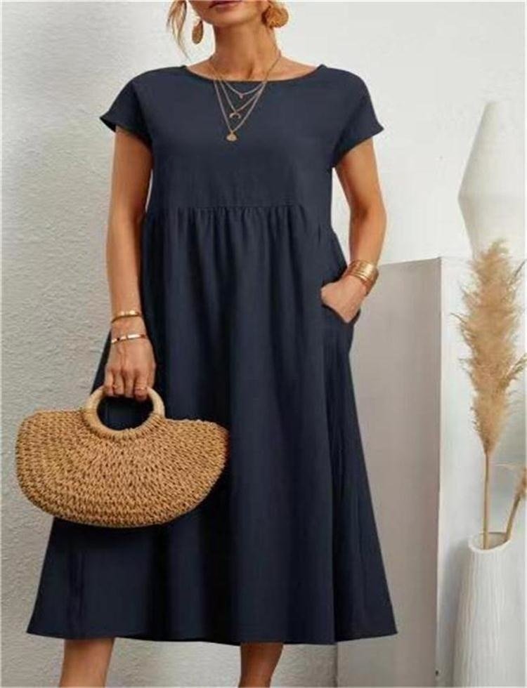 Dame Strand Sommerkjole Stilfuld, Let & Perfekt til Varme Dage