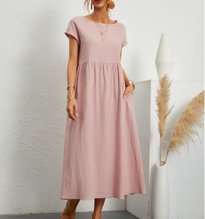 Dame Strand Sommerkjole Stilfuld, Let & Perfekt til Varme Dage
