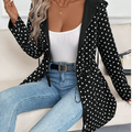 Slåom frakke med leopardprint til damer – chic og dristig
