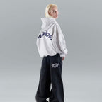 Oversized "With Love" Hoodie med Print | Trendy Streetwear Hættetrøje & Casual Hverdagsstil