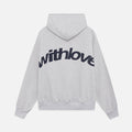Oversized "With Love" Hoodie med Print | Trendy Streetwear Hættetrøje & Casual Hverdagsstil