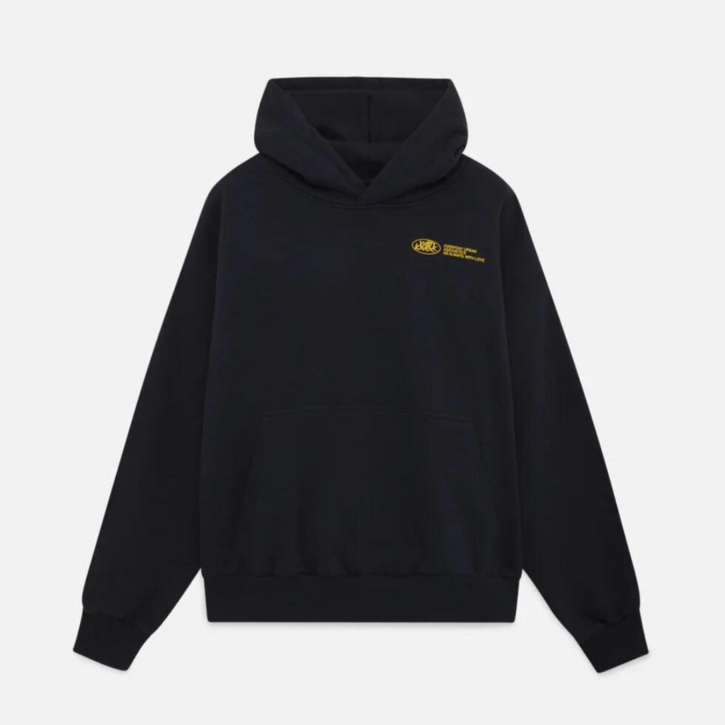 Oversized "With Love" Hoodie med Print | Trendy Streetwear Hættetrøje & Casual Hverdagsstil