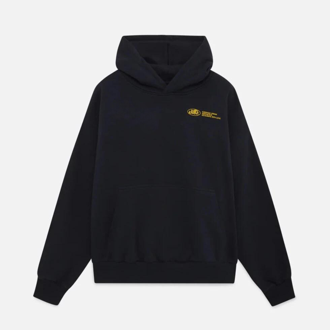 Oversized "With Love" Hoodie med Print | Trendy Streetwear Hættetrøje & Casual Hverdagsstil