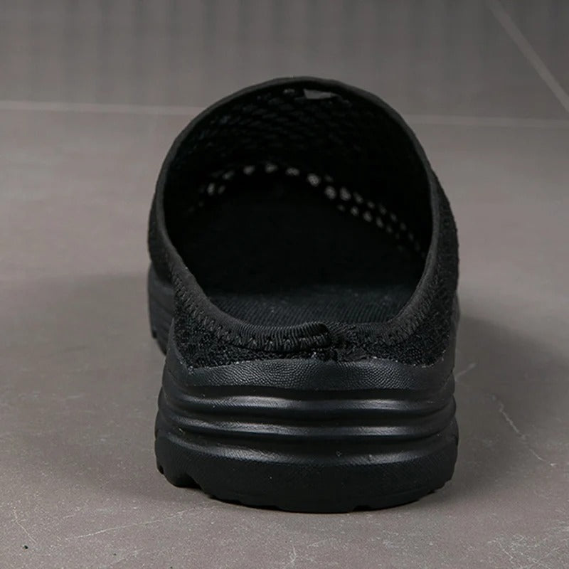 Ortopædiske Slip-On Sneakers til Kvinder Åndbare Mesh Gå-Sko med Svangstøtte