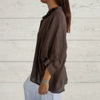 THYMORA | Stilfuld Casual Skjorte med Knapper