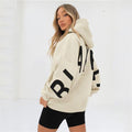 Oversized Hoodie med Grafisk Bogstavprint | Streetwear Hættetrøje & Hverdagsstil